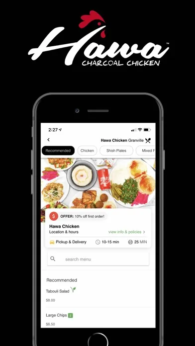 Capturas de pantalla de Hawa Chicken Online Ordering