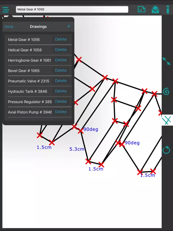 Tangkapan skrin Blueprints and Scanning App for Technical Drawing iPad 