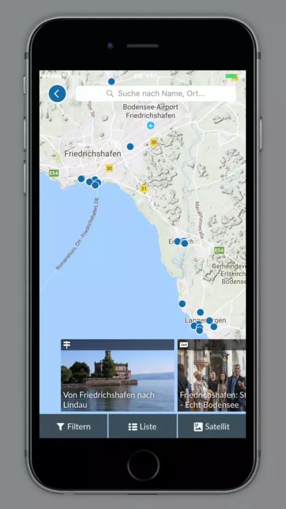 Capturas de pantalla de Bodensee Reiseführer