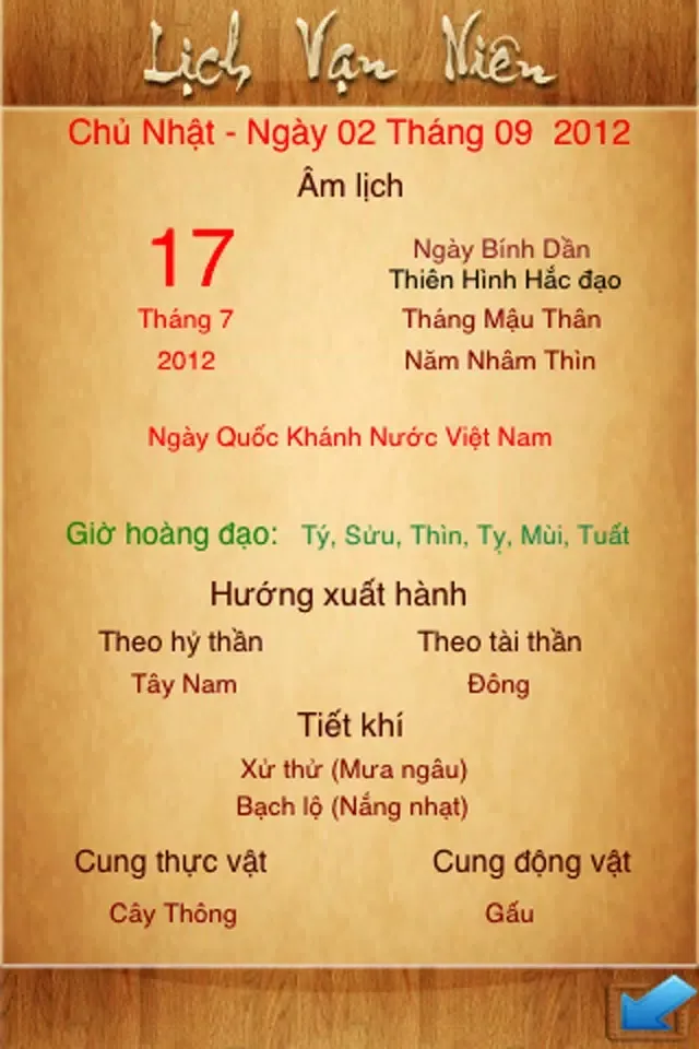 Ảnh chụp màn hình của LichVanNienPro