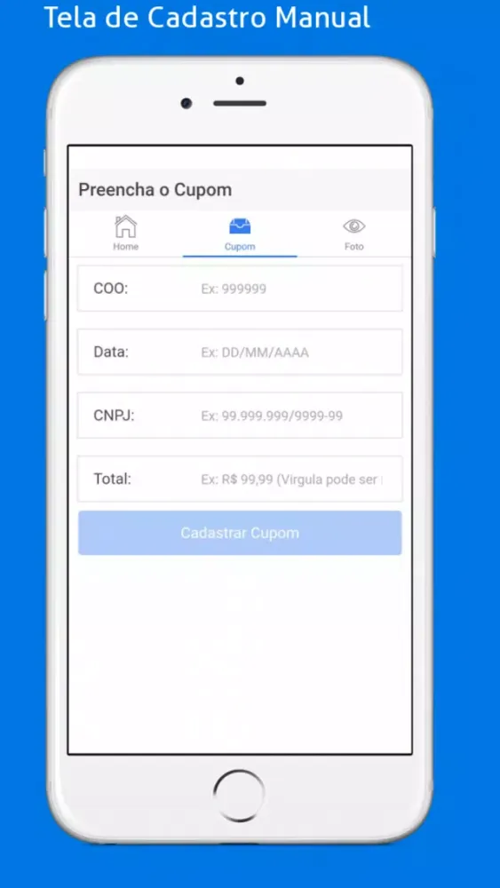 Capturas de tela do Cupom App