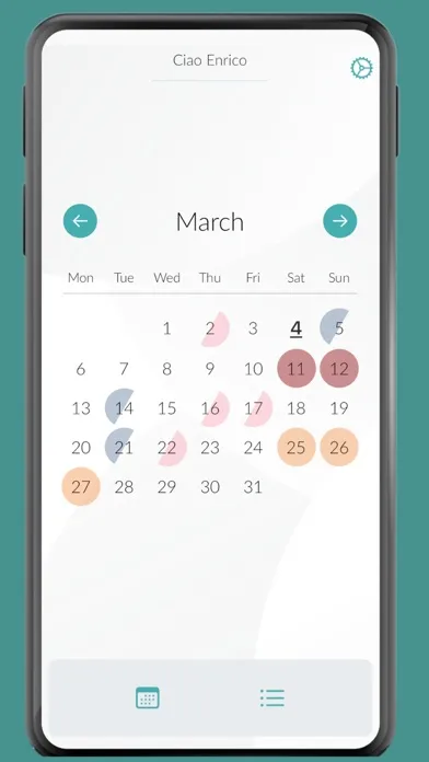 Capturas de tela do Otter - Couple Calendar