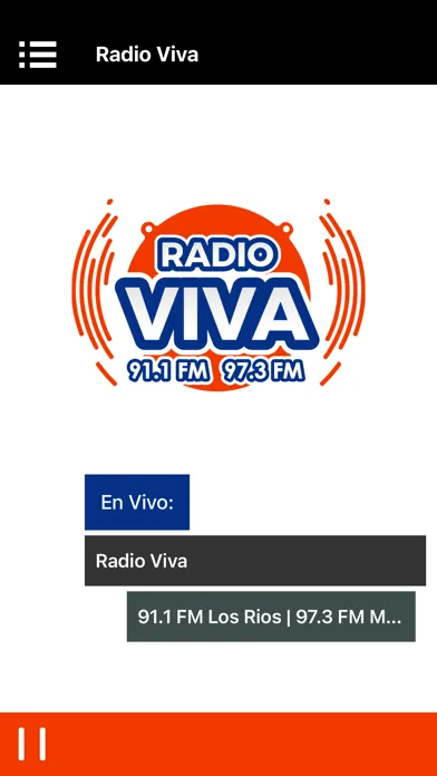 Capturas de tela do Radio Viva