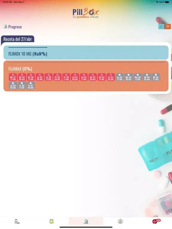 PillBox iPad  스크린샷