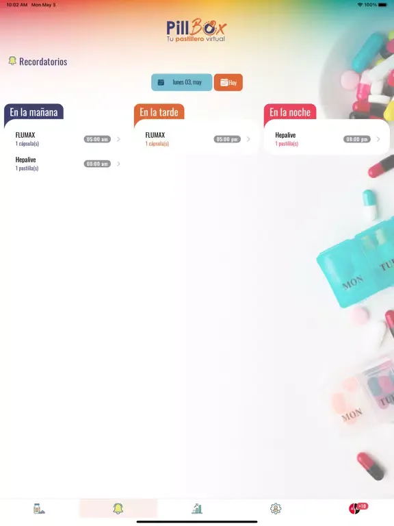 PillBox iPad  스크린샷
