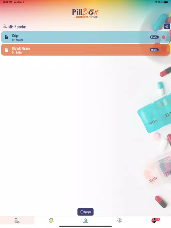 Capturas de pantalla de PillBox iPad 