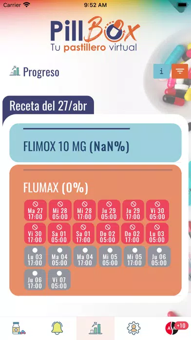 Capturas de pantalla de PillBox