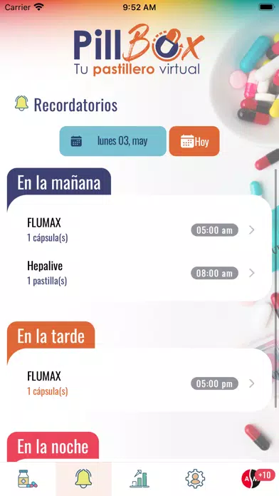 Capturas de pantalla de PillBox
