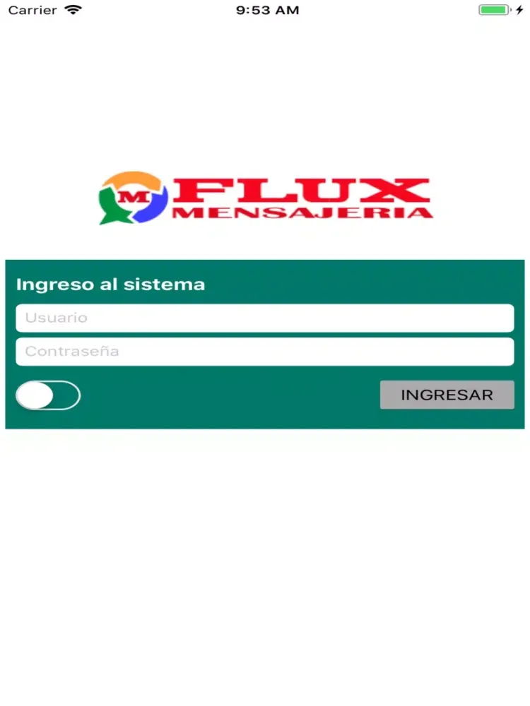 صور Flux mensajería iPad 