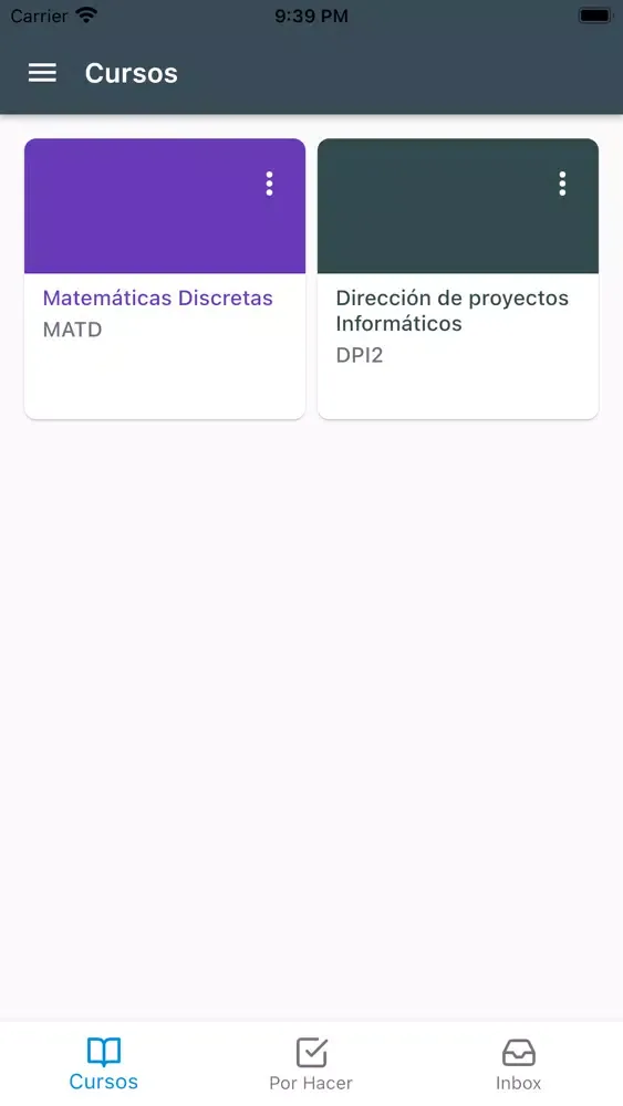 Zrzuty ekranu Aula Virtual Profesores ESPOL