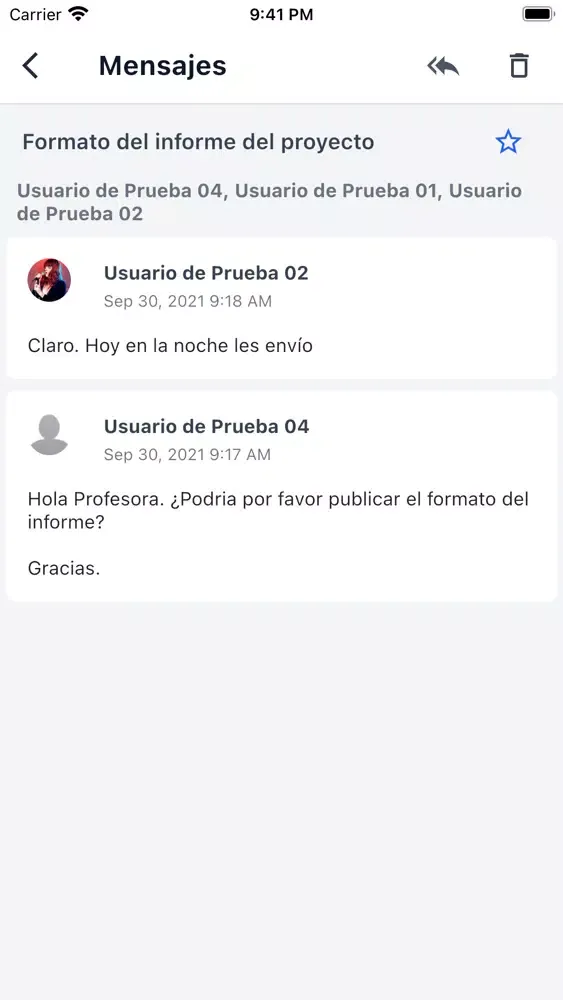 Zrzuty ekranu Aula Virtual Profesores ESPOL