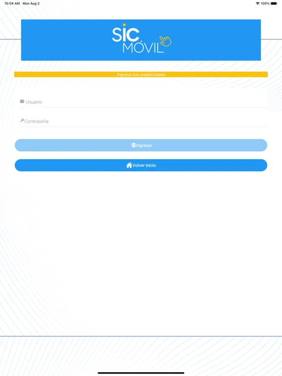 SICMovil iPad  Ekran Görüntüleri