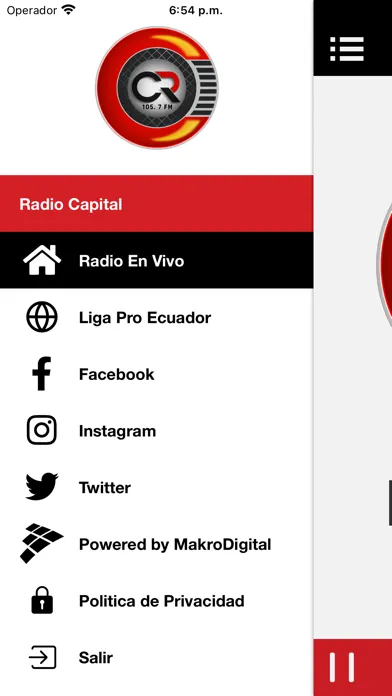 Zrzuty ekranu Radio Capital FM