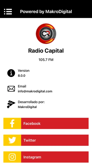 Zrzuty ekranu Radio Capital FM