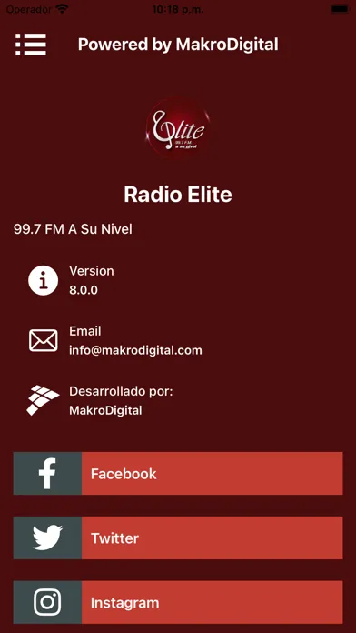Скриншоты Radio Elite