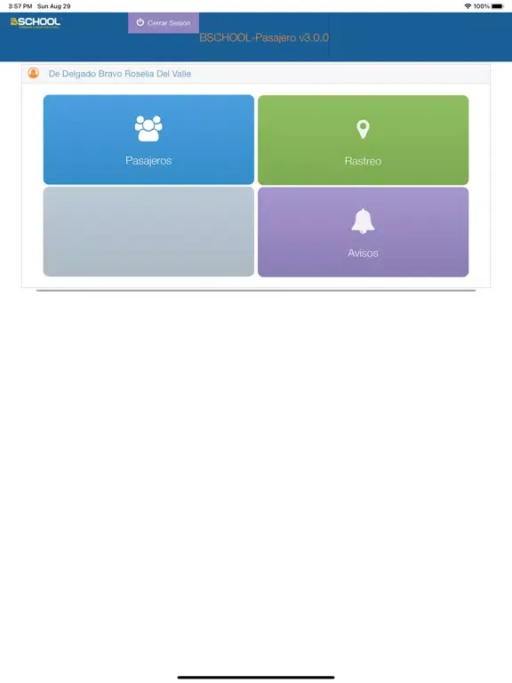 BSCHOOL-Pasajero iPad  Screenshots