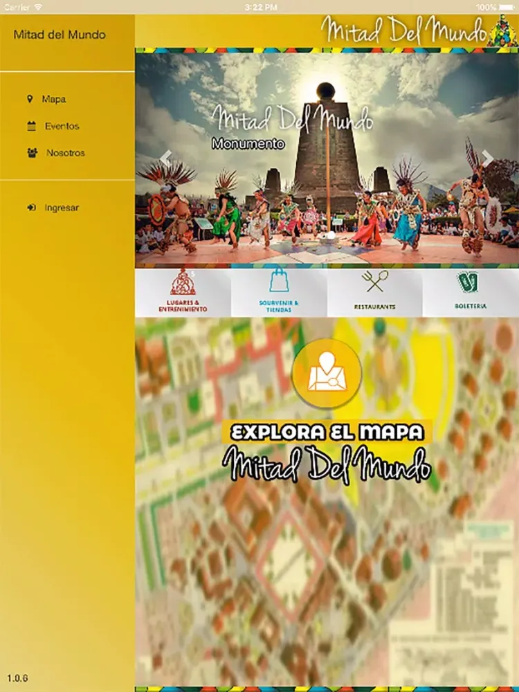 Capturas de pantalla de Mitad del Mundo iPad 