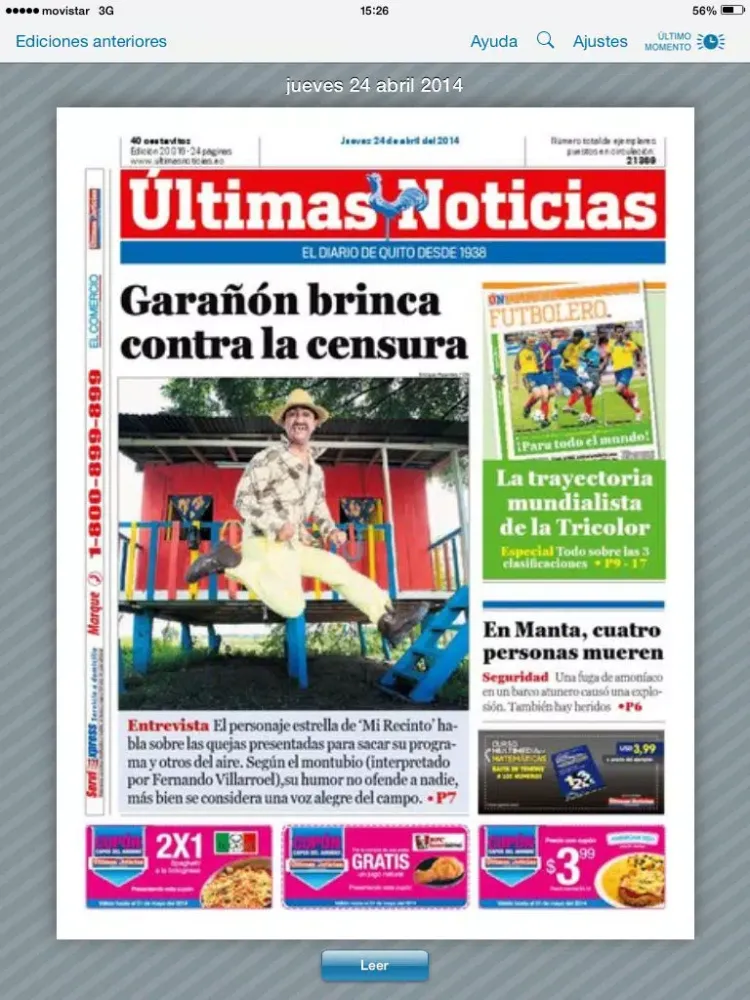 Ultimas Noticias Quito iPad  Screenshots