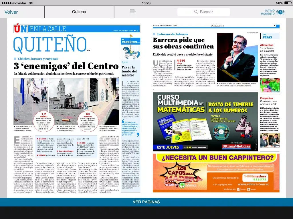 Ultimas Noticias Quito iPad  Screenshots