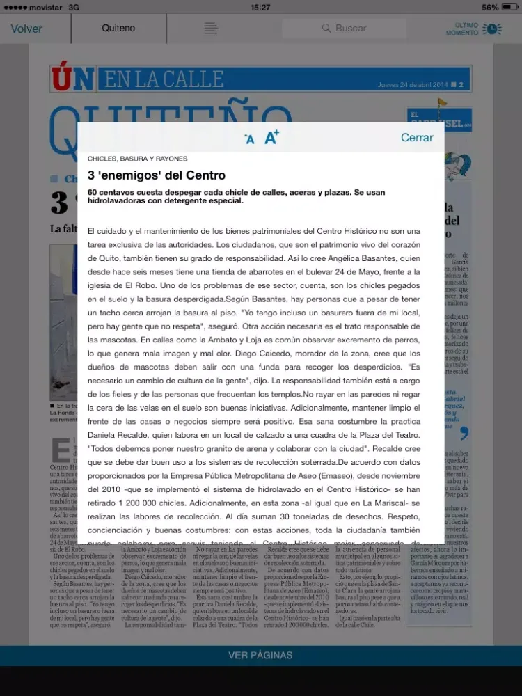 Ultimas Noticias Quito iPad  Screenshots