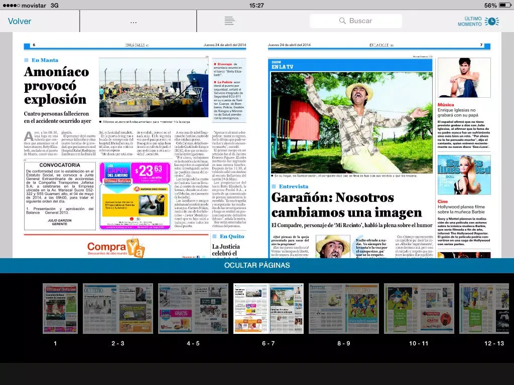 Ultimas Noticias Quito iPad  Screenshots