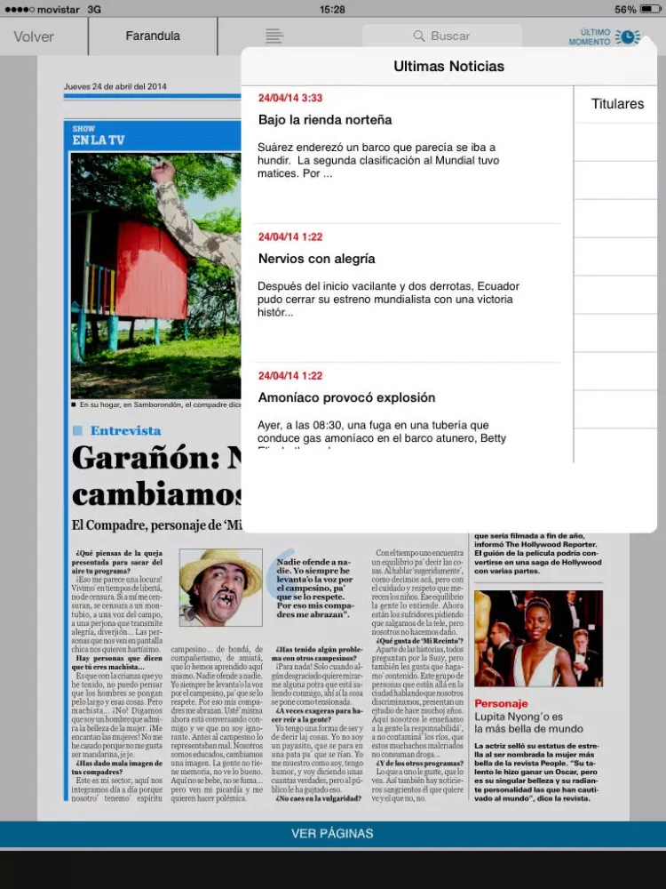 Ultimas Noticias Quito iPad  Screenshots