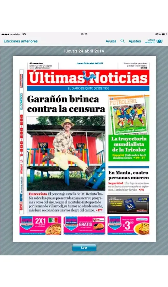 Ultimas Noticias Quito Screenshots