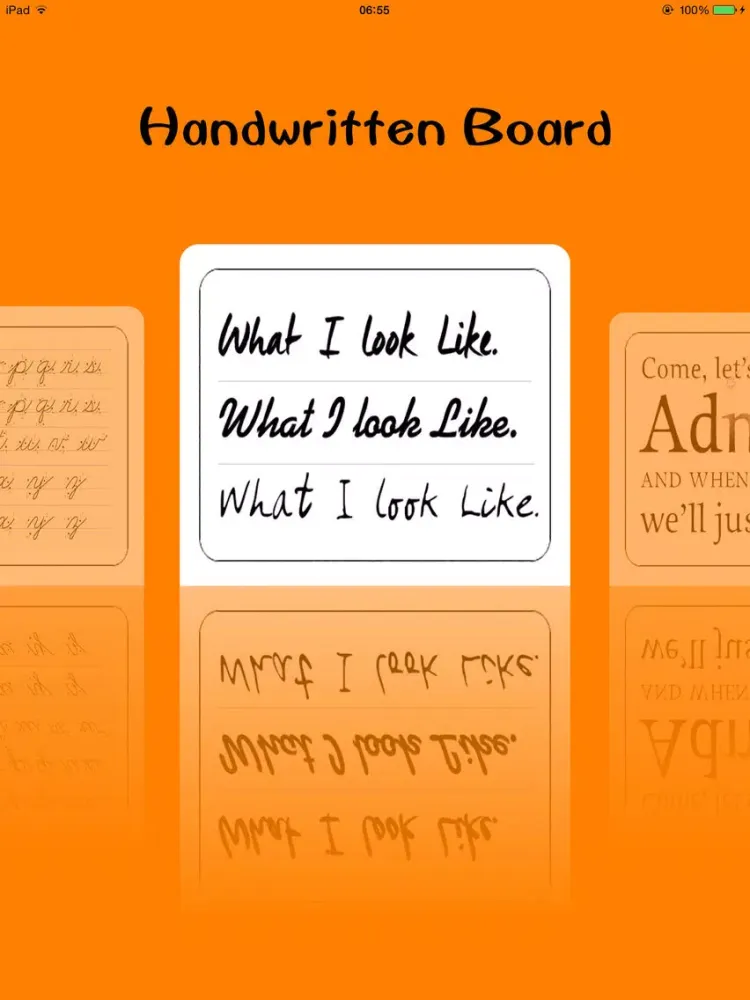 تصاویر English Calligraphy iPad 