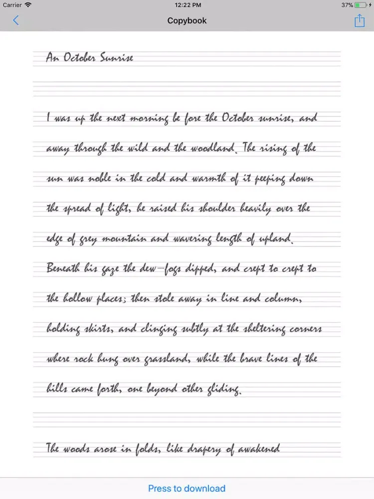 تصاویر English Calligraphy iPad 