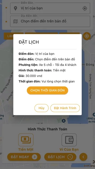Zrzuty ekranu E-CAR Gọi xe ô tô điện