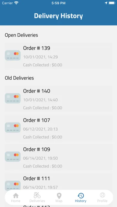 Sable Hub Delivery Screenshots