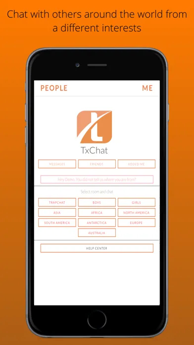 TxChat - free chat rooms سکرین شاٹس