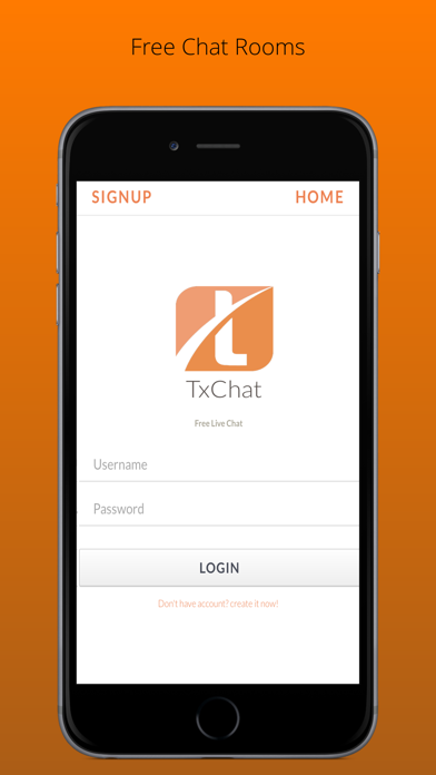 Скриншоты TxChat - free chat rooms