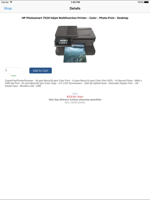 تصاویر OfficeShopper Mobile Commerce iPad 