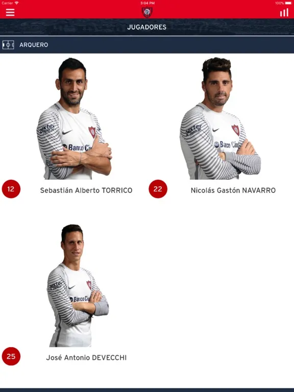 C.A. San Lorenzo de Almagro iPad  Ekran Görüntüleri