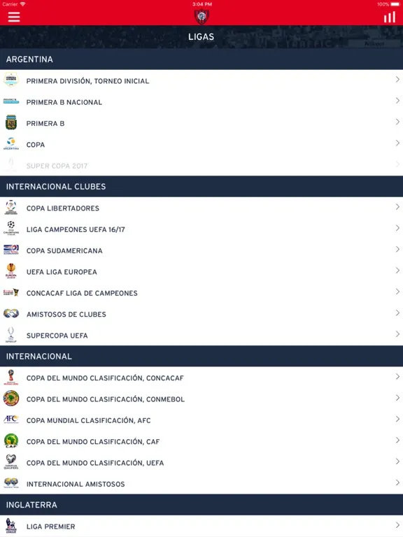 C.A. San Lorenzo de Almagro iPad  Ekran Görüntüleri