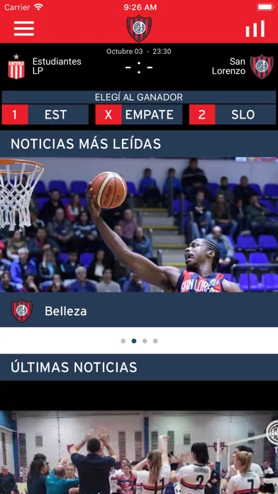 C.A. San Lorenzo de Almagro Ekran Görüntüleri