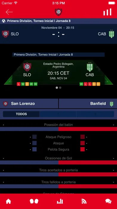 C.A. San Lorenzo de Almagro Ekran Görüntüleri