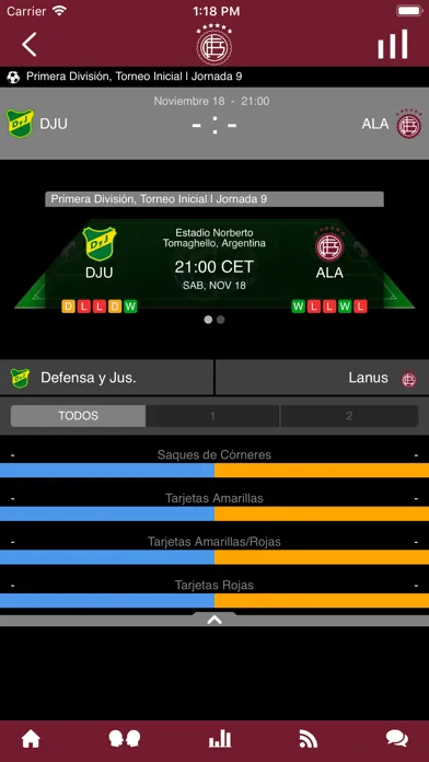 Captures d'écran de Club Atlético Lanús