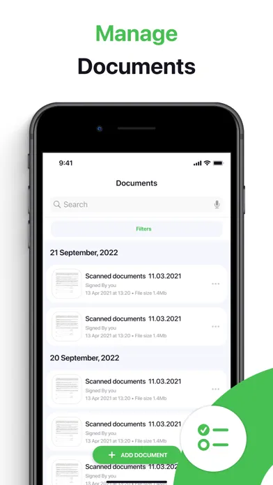 Tangkapan skrin Sign Eco Digital Signature App