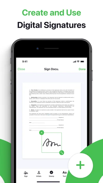 Tangkapan skrin Sign Eco Digital Signature App