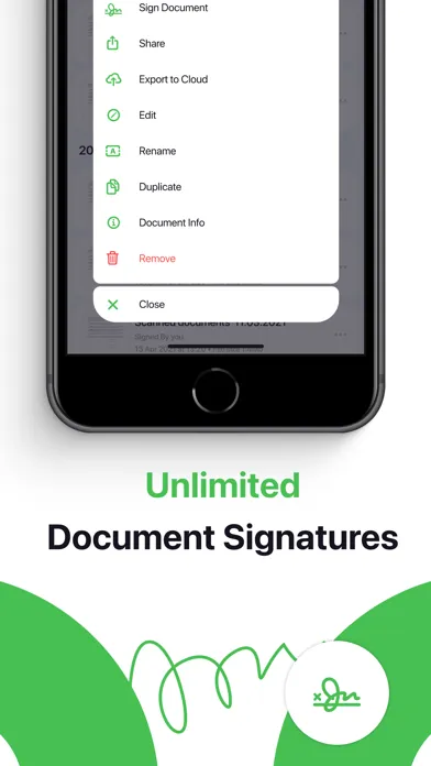 Tangkapan skrin Sign Eco Digital Signature App