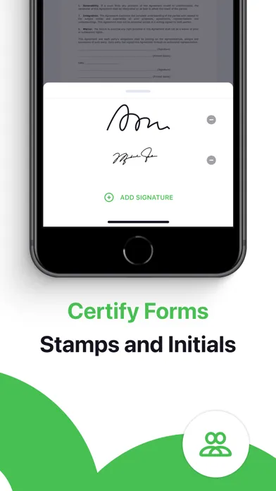 Tangkapan skrin Sign Eco Digital Signature App