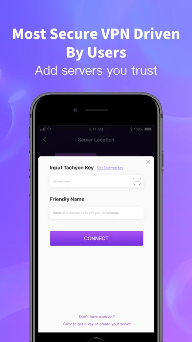 Tangkapan skrin Tachyon VPN - Private Proxy