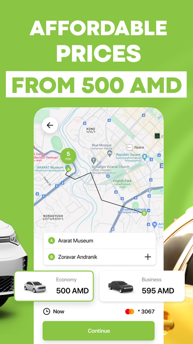 Tangkapan skrin Yerevan Eco Taxi: Order Online