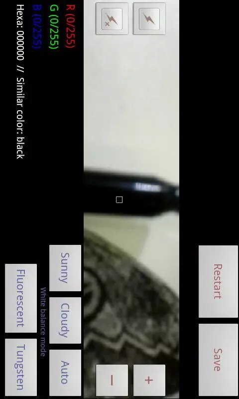 Tangkapan layar Color picker (Real time)