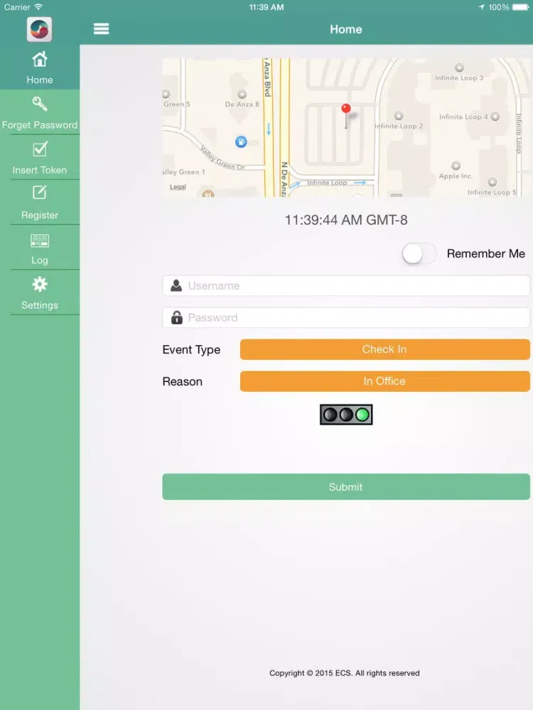 Mobittend iPad  스크린샷