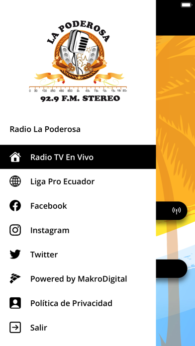 Captures d'écran de Radio La Poderosa