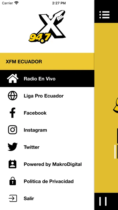 XFM ECUADOR Ekran Görüntüleri