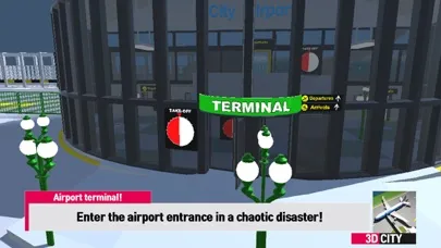 Capturas de tela do Airport 3D Game - Titanic City